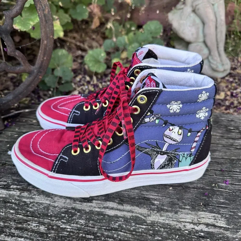 Vans x Disney The Nightmare Before Christmas Sk8-Hi High-Top Sneakers Women 6.5